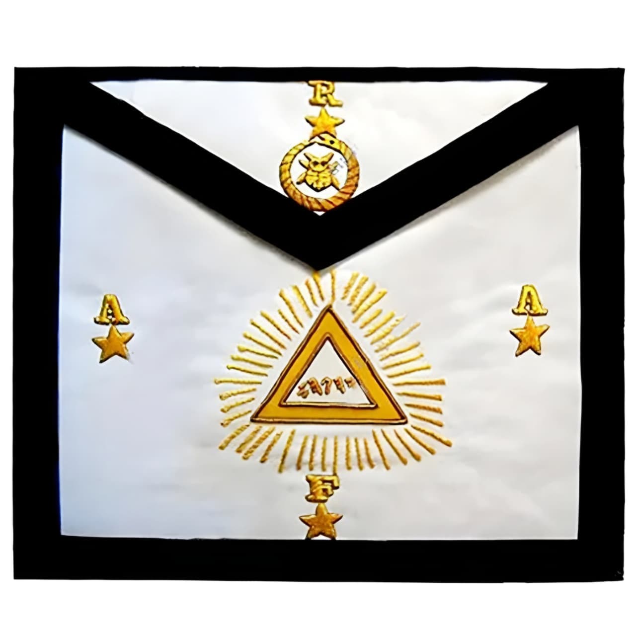 Zoom 25th Degree Scottish Rite Apron - Gold Embroidery - Bricks Masons 25th Degree Scottish Rite Apron - Gold Embroidery - Bricks Masons 25th Degree Scottish Rite Apron - Gold Embroidery