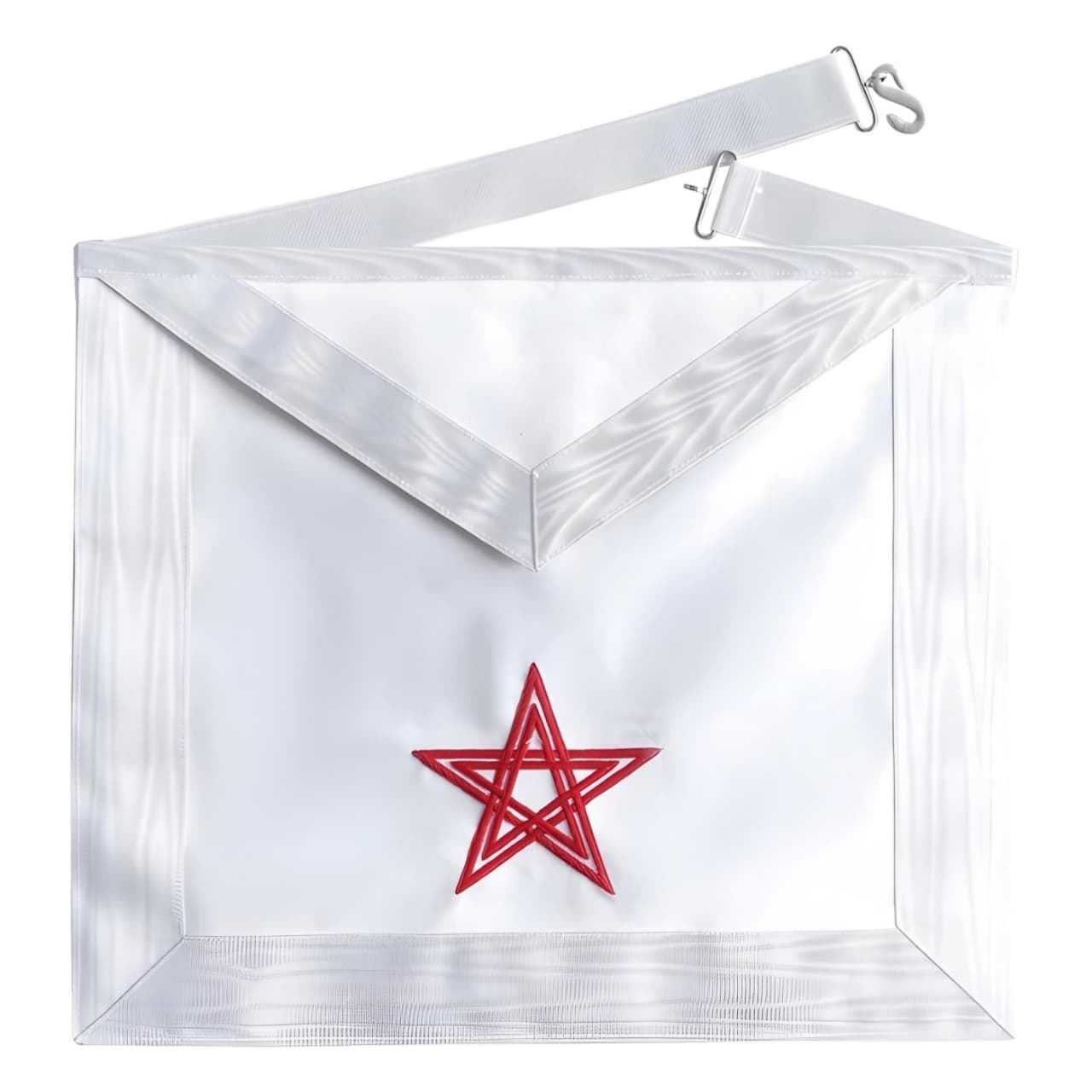 28th Degree Scottish Rite Apron - All White Knight of the Sun