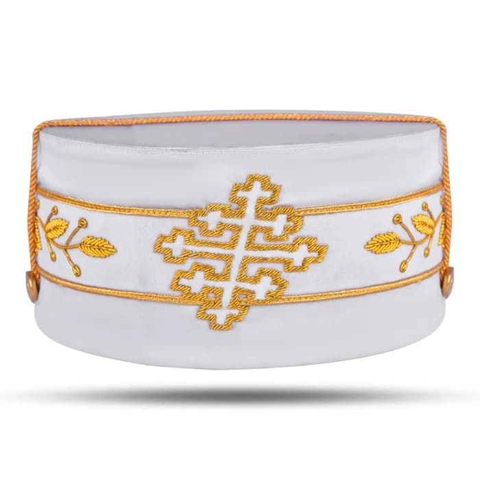 Sovereign Grand Commander 33rd Degree Scottish Rite Crown Cap – Hand Embroidery Gold Bullion